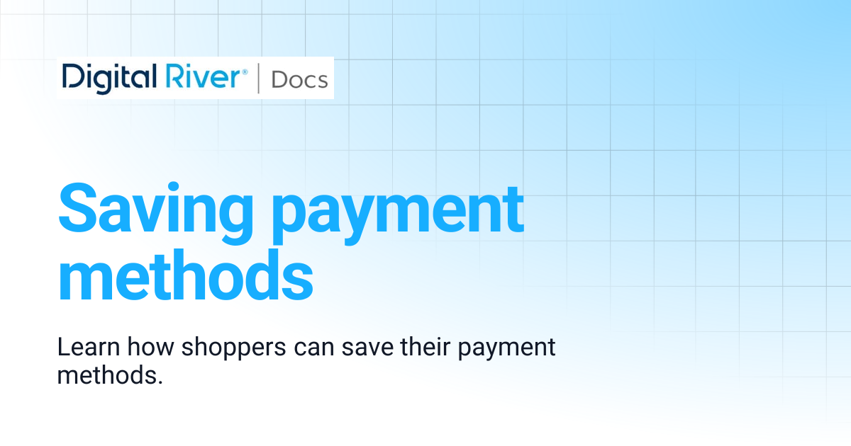 Saving payment methods | Adobe Commerce Extension