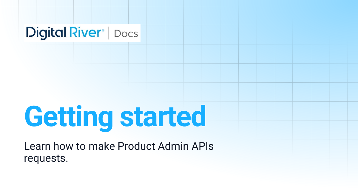 Getting started | Commerce API