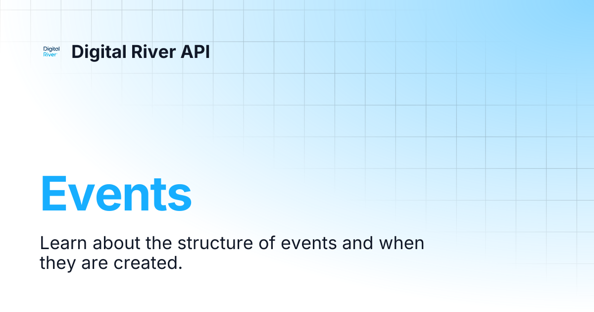 Events Digital River Api