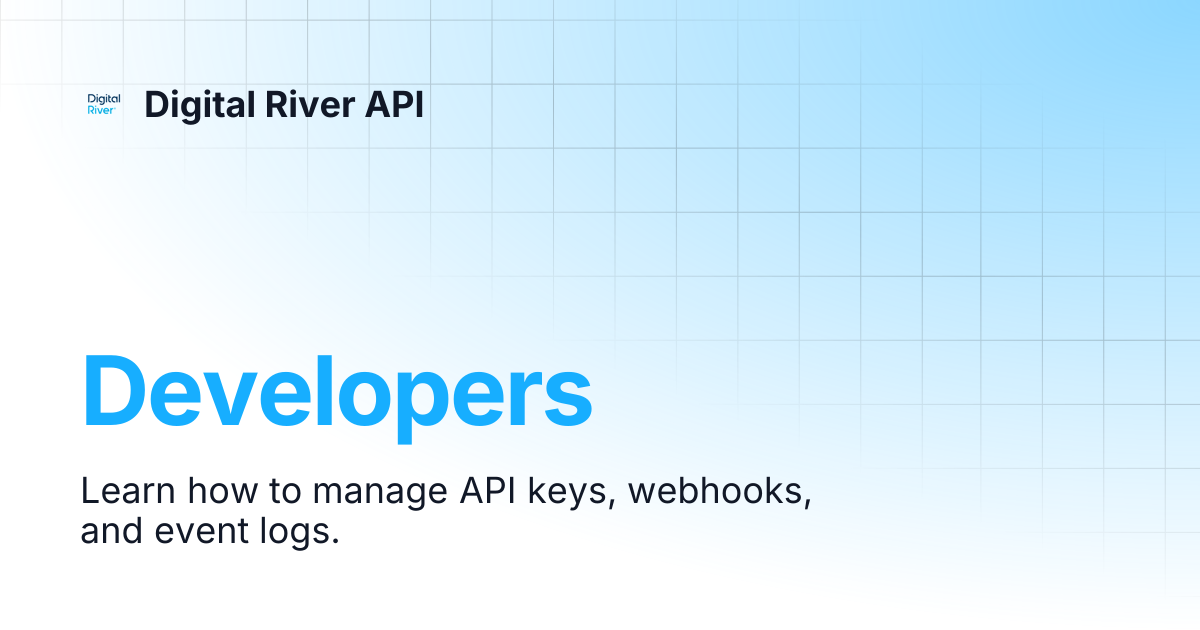 Developers Digital River Api