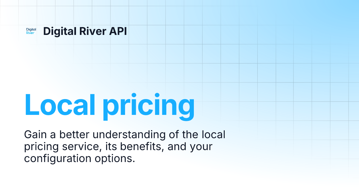 Local Pricing Digital River Api