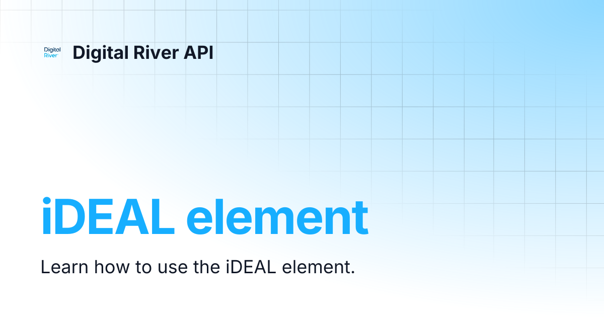 Ideal Element Digital River Api